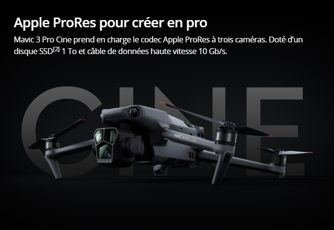 dji mavic 3 pro apple prores 1