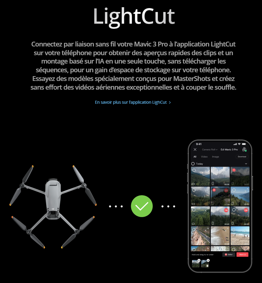 dji mavic 3 pro lightcut